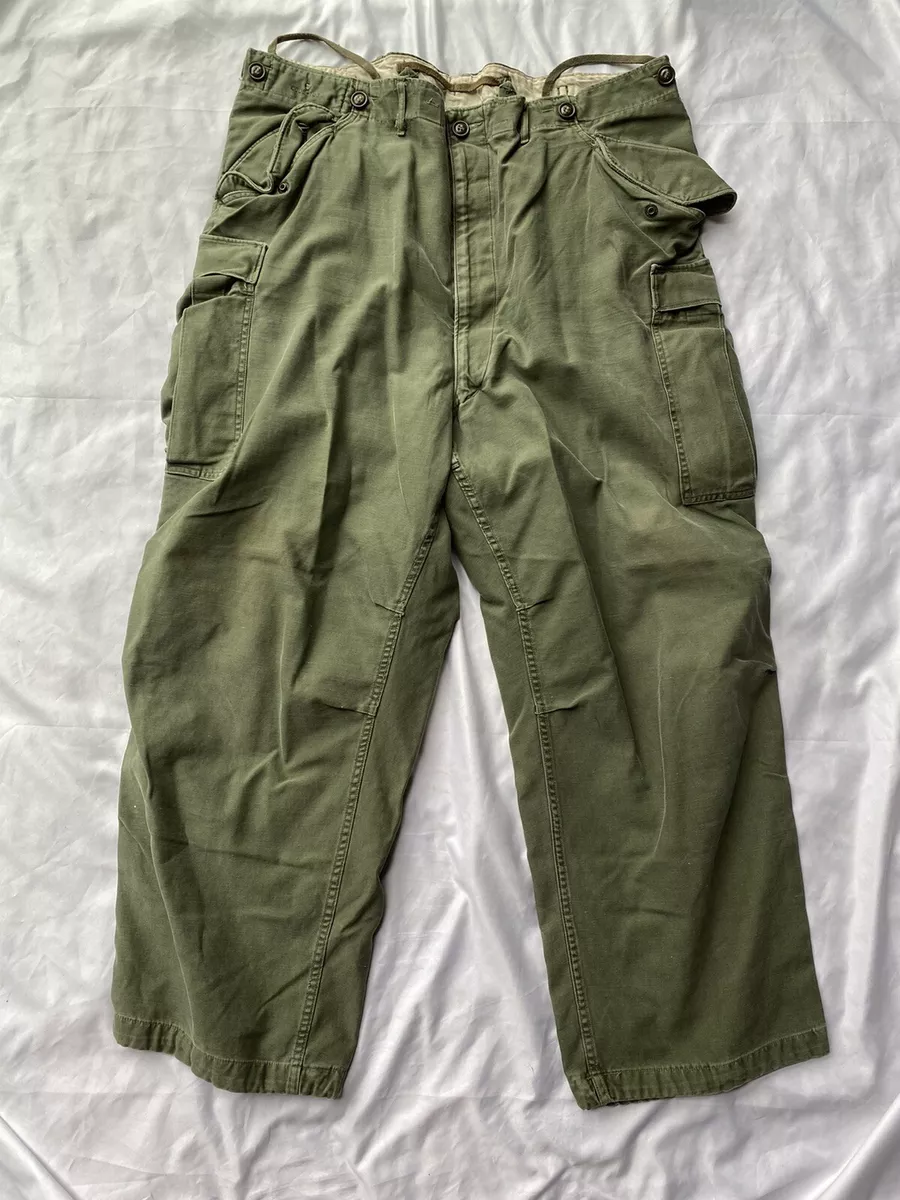 Vietnam Military Pants was 1st Cavalry 1st cavalry USA US ARMY olive green  TROPICAL JUNGLE American M64