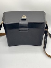 Vintage Leder Kameratasche Umhängetasche Tasche Koffer #300