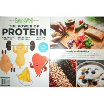 POWER OF PROTEIN eating well PLANT BASED recipes every meal KNOW THE BENEFITS