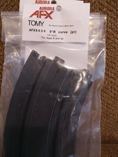 AFX 8624 9" radius 1/8 Curved Track New