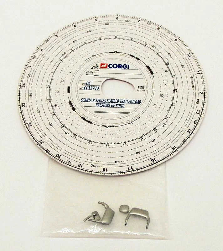 Corgi 1/50 Scale Model CC13713 Scania R Series Flatbed Trailer/Load - Prestons - Image 4 of 4