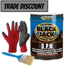908 DPM Damp Proof Membrane - Odourless, Rubber Enriched Bitumen Emulsion 5L