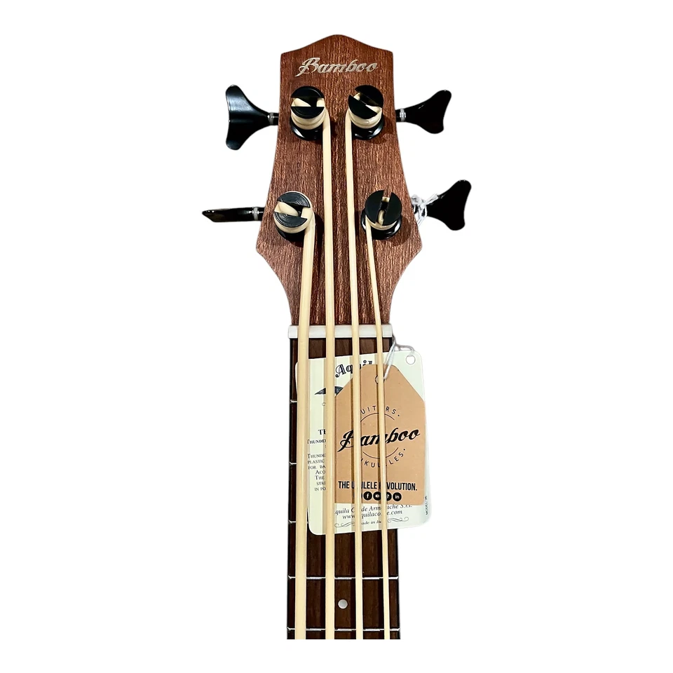 Tapa y ecualizador de abeto bajo Uke de bambú - natural Foto 2 de 4