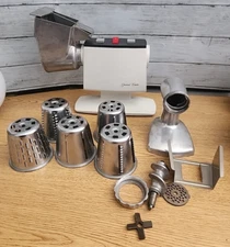 Vintage Hamilton Beach Gourmet Center Salad Maker Meat Grinder model 222