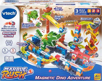 VTech Marble Rush Magnetic Dino Adventure inkl. 10 Murmeln & 109 Bausteine