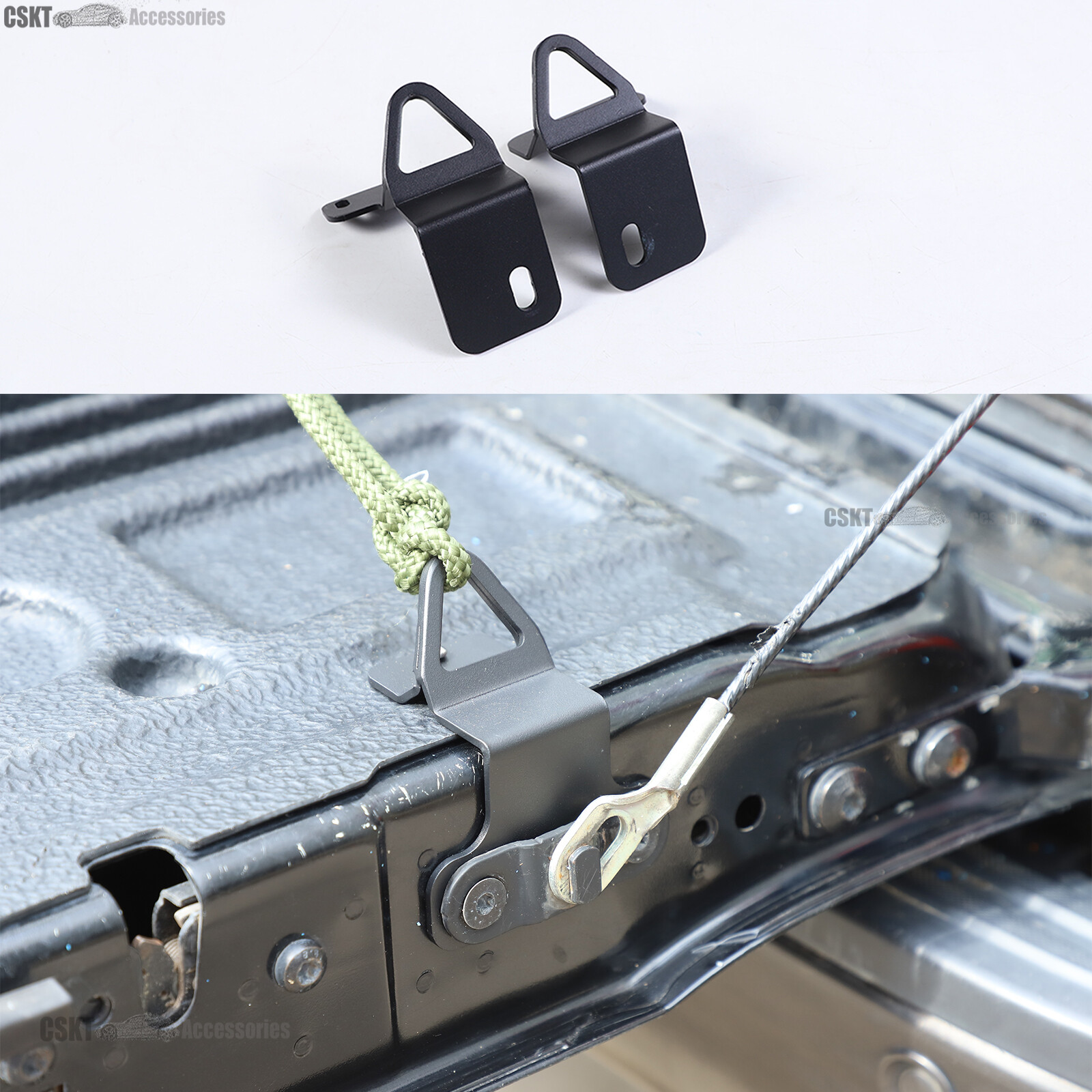 Cargo Tie Down Trunk Bed Anchors Hooks Tailgate Assist For Nissan Titan 2016+