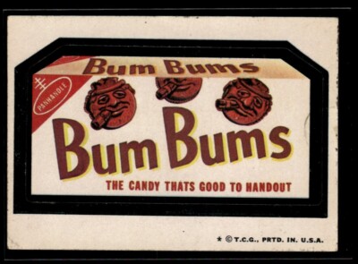 1974 Topps Wacky Packages Sticker Series 6 Bum Bums #1