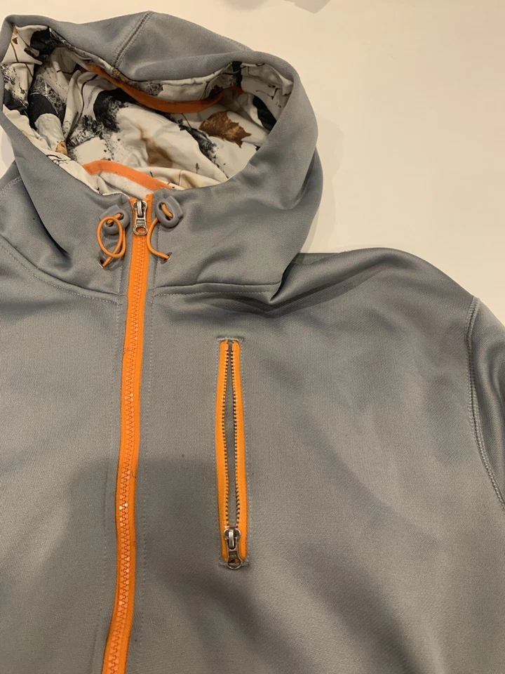 Legendary Whitetails Jacket Coat Mens XL Full Zip Outdoor Hunting Gray Real Tree - Image 2 of 4