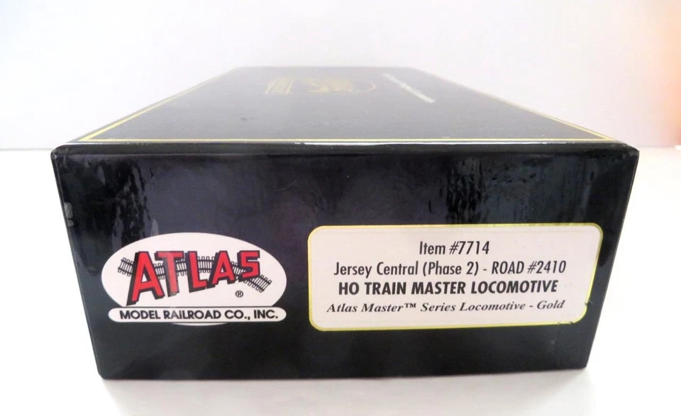 HO Atlas 7714 Master Jersey Central Train Master Powered Diesel Loco CAB 2410 - Image 3 of 4