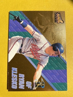 1998 Pacific Aurora - Pennant Fever Ryan Klesko #18