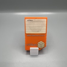 Nyko 8MB Memory Card Vintage Nintendo GameCube Orange