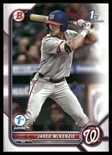 Jared McKenzie 2022 Bowman Draft 1st Edition Washington Nationals #BD-5