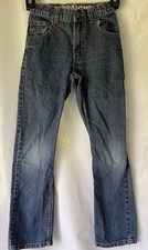 Gymboree Straight Boys 8 Slim Blue Denim Jeans Adjustable Waist 100 Cotton