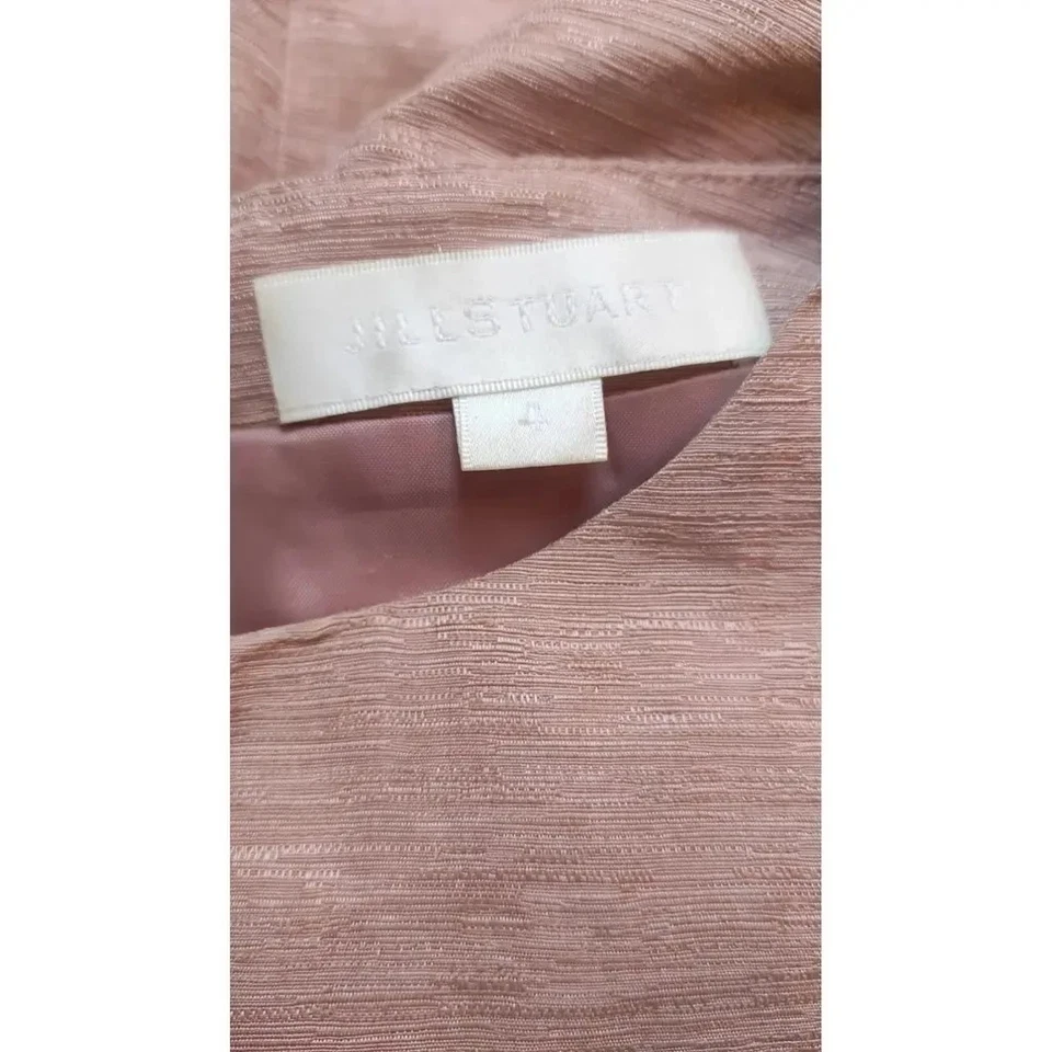 RARE robe rose poussiéreuse Jill Stuart 65% soie mélangée marché coréen... - Photo 2/4