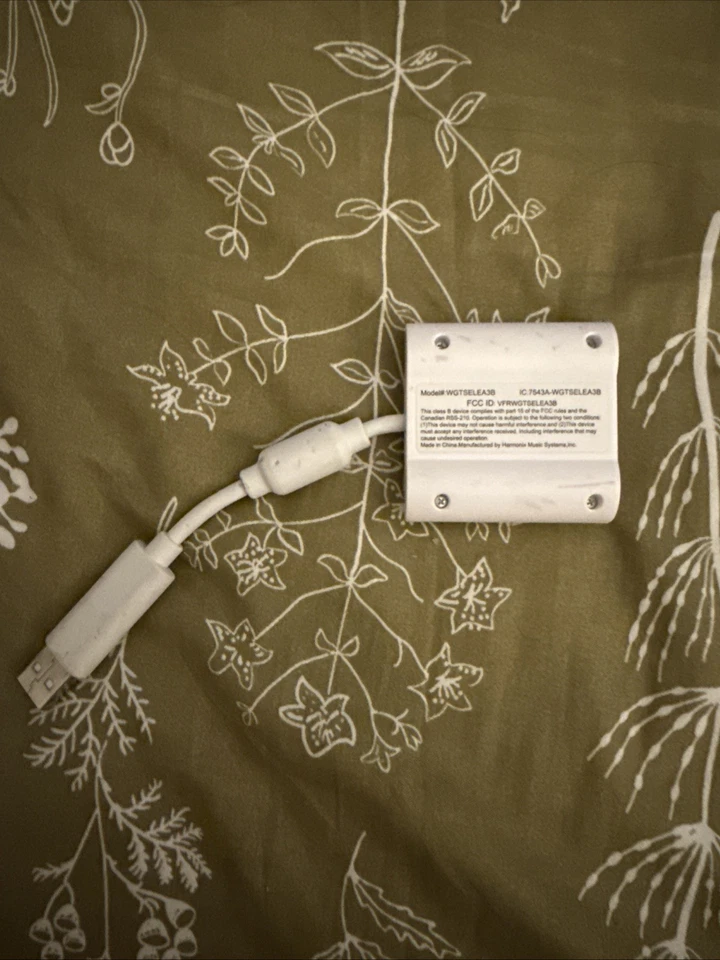 DONGLE For THE BEATLES ROCK BAND NINTENDO Wii GUITAR RECEIVER ONLY WGTSELEA3B - Image 2 of 4