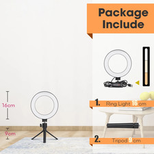 Tripod with LED Ring Light for Phone Tripod Camera Stand Selfie Photography Ligh