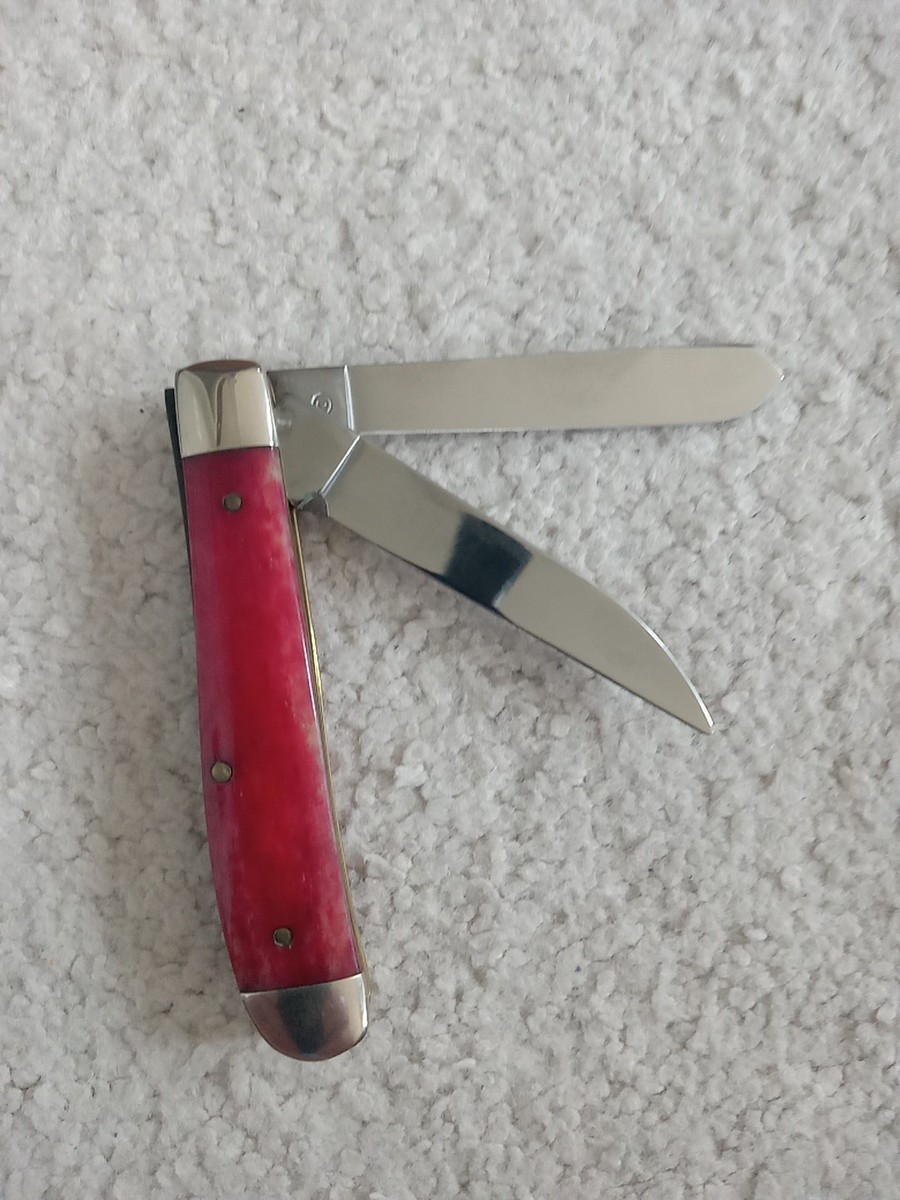 Vintage Case XX 6207 Small Trapper Red Bone Pocket Knife NICE | eBay