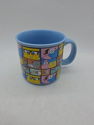 sponge bob squarepants 20 oz coffee mug new authentic patrick squidward plankton