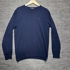 Roberto Cavalli Sweater Men's Medium Blue Pullover Long Sleeve Wool