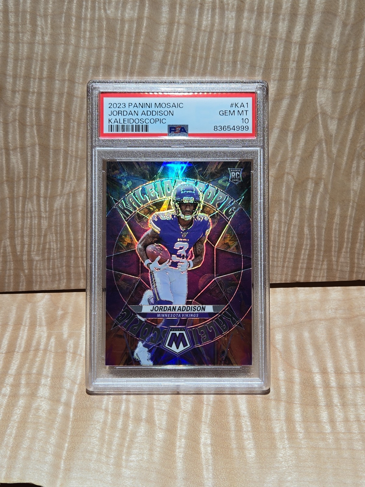 2023 Panini Mosaic - Kaleidoscopic Jordan Addison #KA-1 (RC)