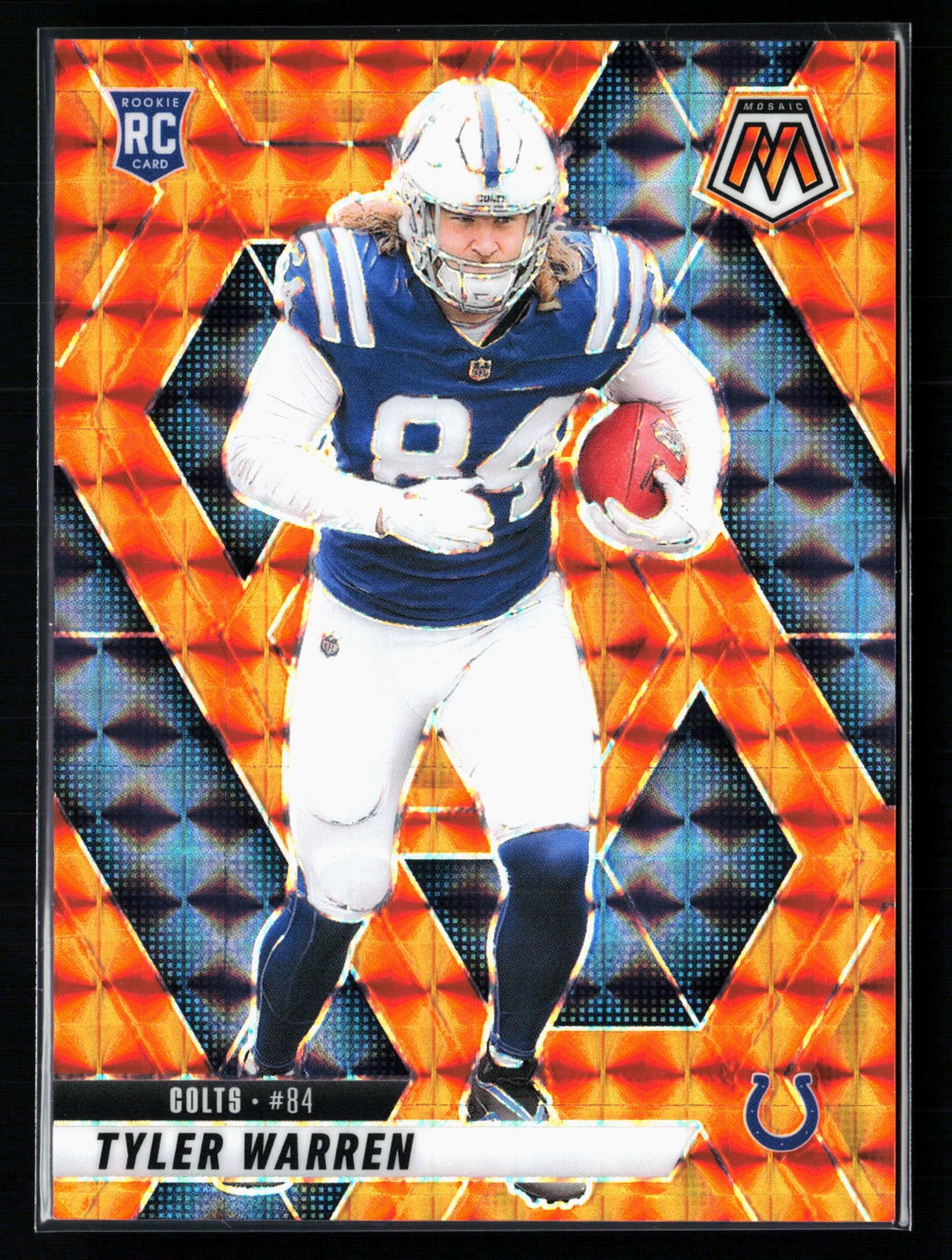 Tyler Warren 2025 Mosaic #354 Orange /199 Price Guide - Sports