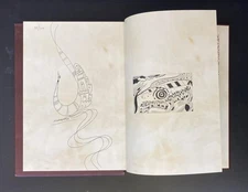 Raphael Abecassis- Hardcover Book.Original one of a kind Hand Drawing