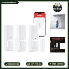 Smart Home Security Sensor Set: Wireless Door & Window Alarms with Alexa Support