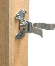 1-5/8" Flat Back Wall Mount Fork Gate Latch Gate Latch Hardware W/ Screws/Lag