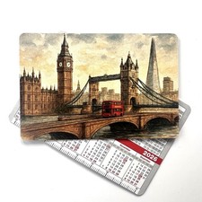 Taschenkalender 2026 „London“- Scheckkartenkalender Kalender Minikalender