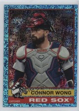 2025 Topps Heritage Chrome Light Blue Sparkle Refractor Connor Wong #235 1i5e