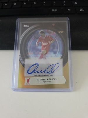 Harry Kewell Viewfinder Auto 50 Liverpool Topps Focus 2025/26