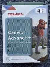 Toshiba DTCA40 CANVIO Advance + Portable External HD USB 4TB, New Sealed