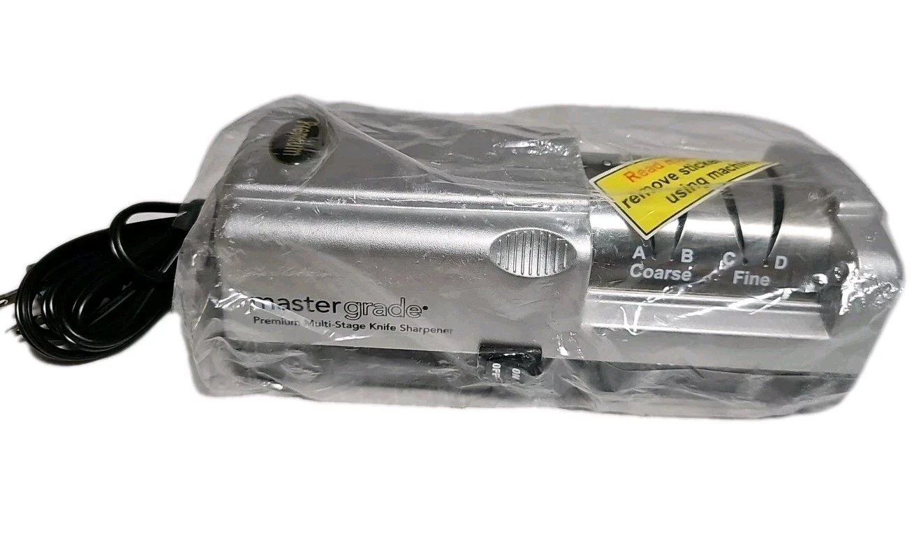 MASTER GRADE MG-601 PREMIUM KNIFE SHARPENER ELECTRIC MULTI-STAGE, New.