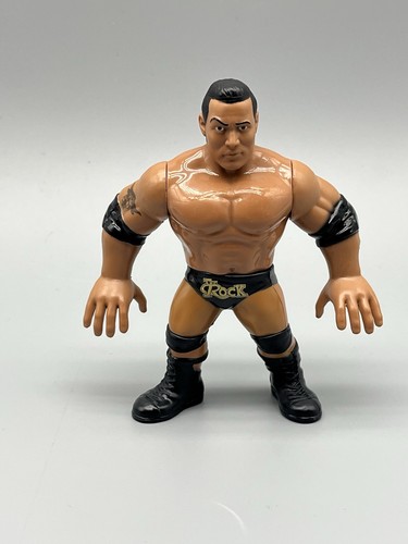 WWE Retro Series 2 The Rock Mattel Wrestling Actio...