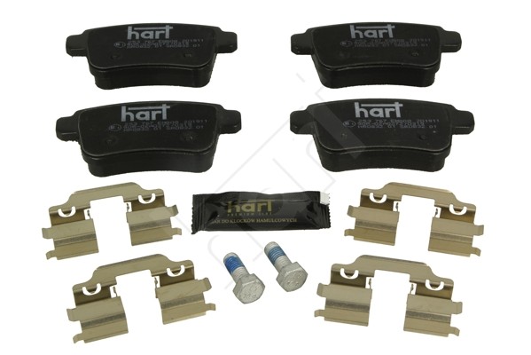 Hinterachse Hart 253 767 Bremsbelagsatz, Scheibenbremse FüR MERCEDES-BENZ,RENAUL-image
