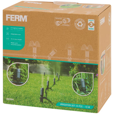 FERM Sprinkler Set 15m 23tlg Gartenbewässerung Tropf Sprüh Nebel System