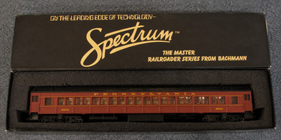 Bachmann Spectrum HO Scale PRR Pennsylvania Coach #4633 Post War Passenger Car 8