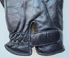 VTG EDDIE BAUER Black Leather Men’s Sz XL Gloves Fleece Lined Adjustable Strap  — photo 6