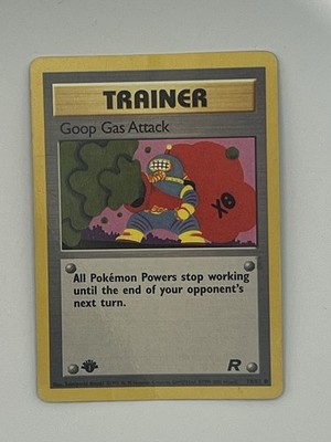 Goop Gas Attack 78/82 Team Rocket Regular 1st Edition