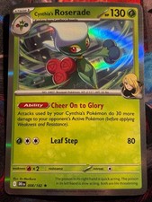 Cynthia's Roserade 008/182 Pokemon TCG Scarlet & Violet: Destined Rivals Holo