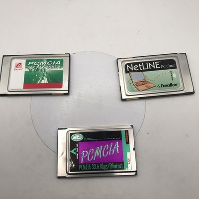 Encore ENP666-V-CI 56K Fax Modem Farallon NetLINE PCMCIA Ethernet Card Lot