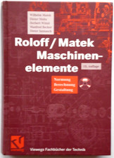 Maschinenelemente u. Tabellen, Roloff / Matek, 15. Auflage 2001, Maschinenbau