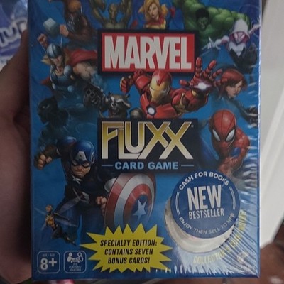 Looney Labs Marvel Fluxx Specialty Edition Card Game w/ 7 Bonus Cards