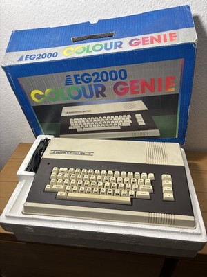 Eg2000 Color Genie Vintage Computer Mit Original Verpackung