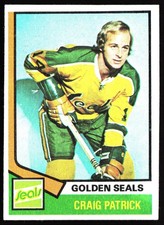 1974-75 Topps #262 Craig Patrick