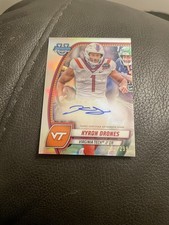 2024 Bowman Chrome University U 1st Kyron Drones Auto #/299 Virginia Tech NMINT
