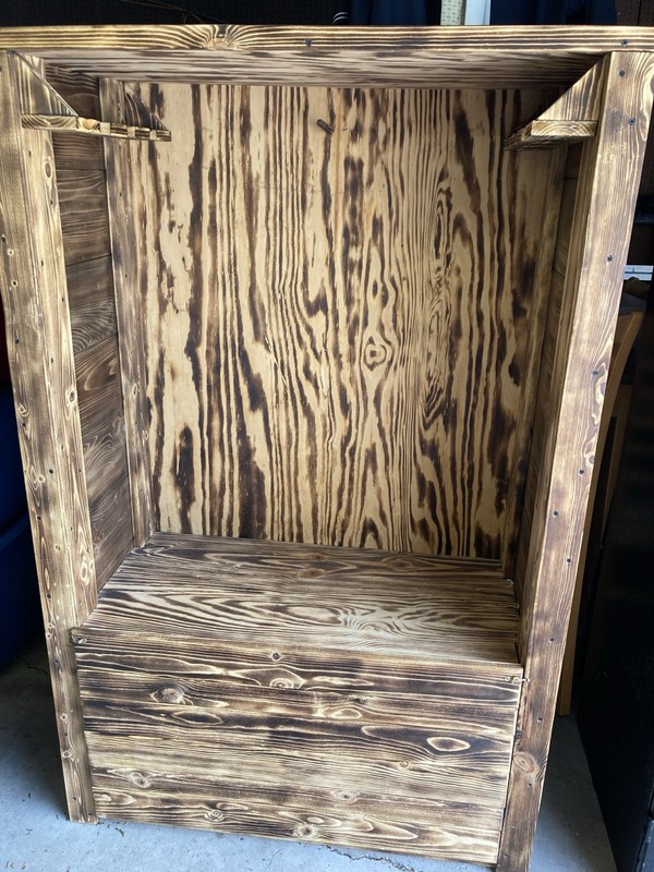 Large Wooden handmade Baseball Softball storage Cabinet