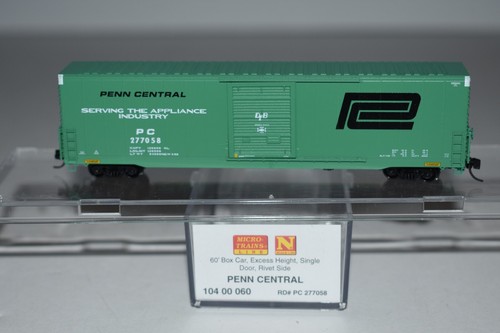 Coche de carga Penn Central 60' escala N MTL 10400060 277058 C58611 puerta única | Condition: Used