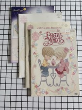 Vintage Cross Stitch Lot Of 4 Precious Moment...