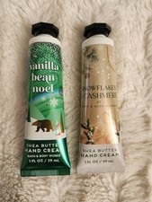 Bath  Body Works Vanilla Bean Noel And Snowflakes  Cashmere Shea Butter